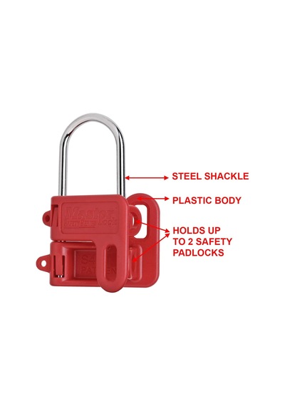 Masterlock S430 4mm M/kilit Kilitleme Hasp Prangaları
