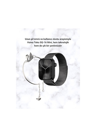 Sq-16 Mini Series 10 Akıllı Saat Spor Modları, Bildirim Ve Müzik Kontrolü