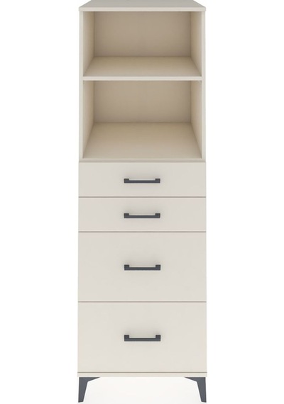 Kronos Dolap 2 Raflı 4 Çekmeceli 60x59x182 Aytaşı-aytaşı Aytaşı