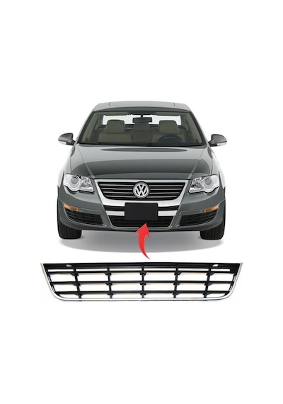 Volkswagen Passat B6 2005-2010 Orta Izgara Nikelajlı  3c0853671c