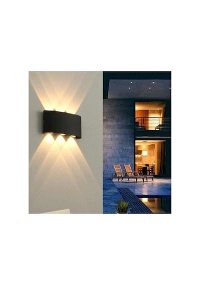 Cata Ct-8011 10 W Haiti Çift Yönlü Led Aplik Siyah