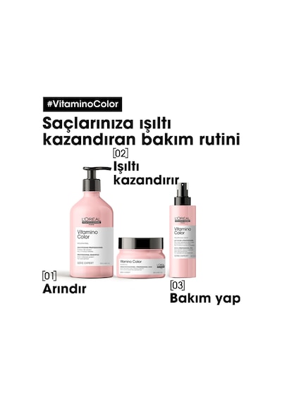L'Oréal Professionnel Serie Expert Vitamino Color Boyalı Saçlar Için Renk Koruyucu Şampuan 500 ML