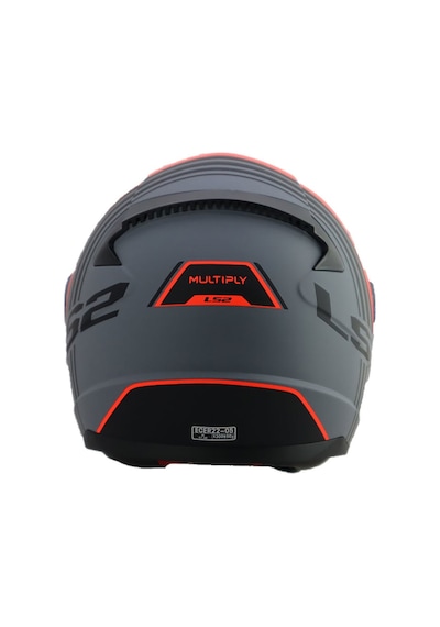 Ls2 Rapid Multıply Kapalı Motosiklet Kaskı Kırmızı - Mat Gri