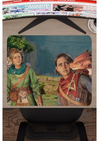 Split Fiction Kaymaz Dikişli Kauçuk Oyuncu Mousepad V3 - 48x40 Xl Gaming Mouse Pad Fare Altlığı