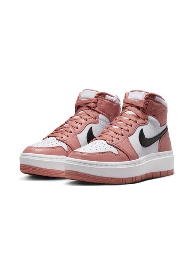 Nike Air Jordan 1 Elevatevhıght Leather Unisex Sneaker Hakiki Deri Günlük Spor Ayakkabı Beyaz Pembe Beyaz - Pembe Nike Air Jordan 1 Elevatevhıght Leather Unisex Sneaker Hakiki Deri Günlük Spor Ayakkabı Beyaz Pembe Beyaz - Pembe