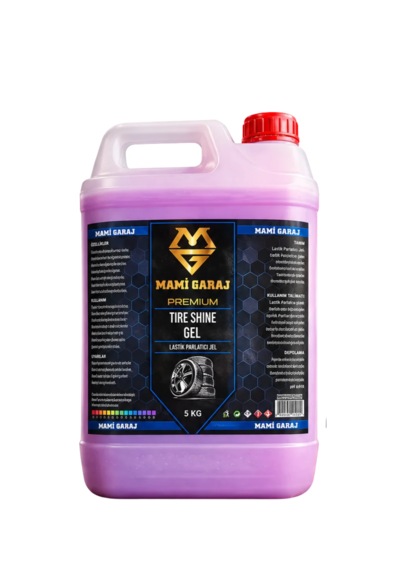 Premıum Lastik Parlatıcı Jel 5 Kg Yoğun Parlaklık Ve Derin Siyah Görünüm