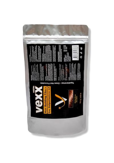 Vexx 100 Gr. Orta Kahve Saç Tozu Topik - Topaklanma Yapmaz
