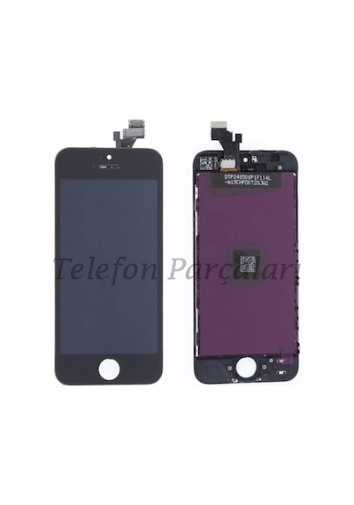 Apple Uyumlu iPhone 5G  LCD Ekran Dokunmatik Panel (Siyah-Beyaz)