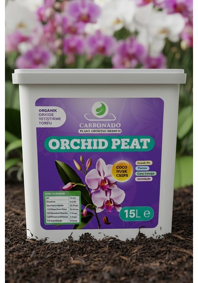 Orchid Peat 15 Litre Organik Orkide Yetiştirme Torfu