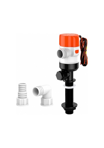 Seaflo Çek Valfli Dikey Livar Pompası 1100 GPH 12V