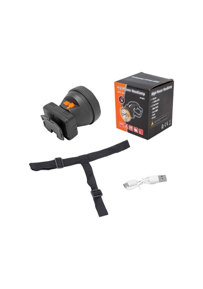 POWERMASTER MX-81003 USB ŞARJLI 3 MODLU KAFA FENERİ
