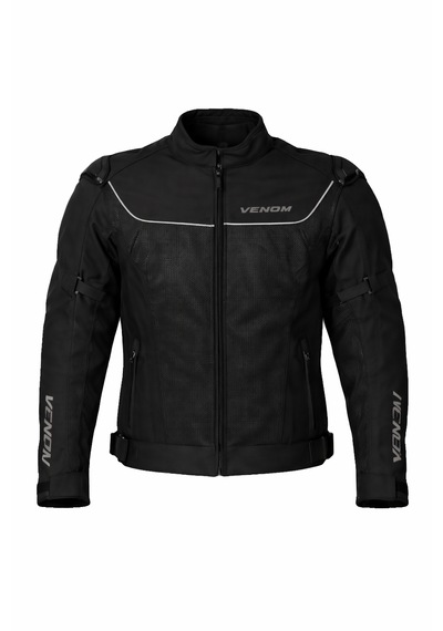 Venom Raptor Hörgüçlü 4 Mevsim Siyah Motosiklet Montu
