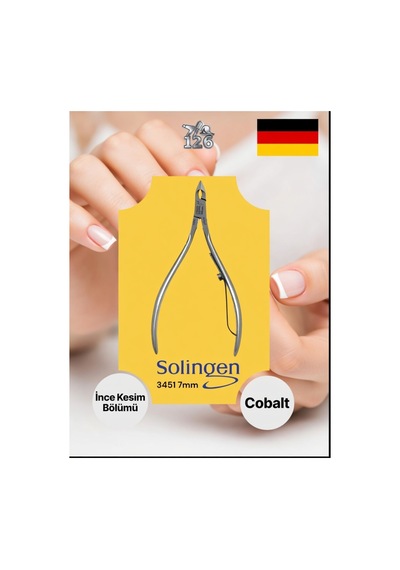Solingen 3451 7 Mm Cobalt Manikür Pensi / Bileyli ,orjinal ,sertifikalı Ürün