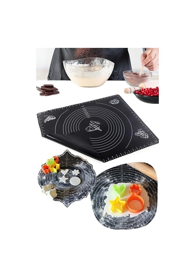 Hamur Matı Açma Silikon Silpat  Hamur Açma Pasta Fırın Hamur Matı