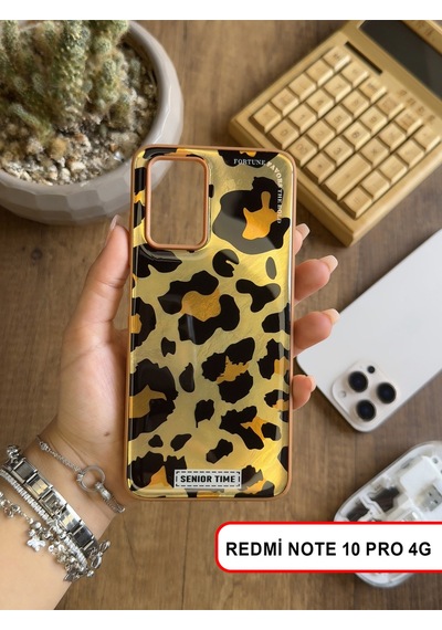 Redmi Note 10 Pro 4g Uyumlu Lüks Leopar Desenli Silikon Telefon Kılıf Desen1