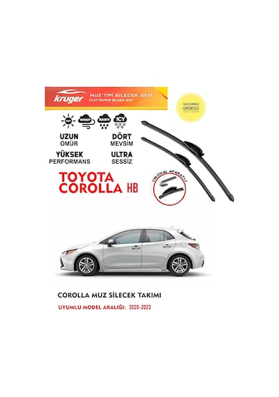 Toyota Corolla Hb 2022 Model Muz Silecek Araca Özel Aparat