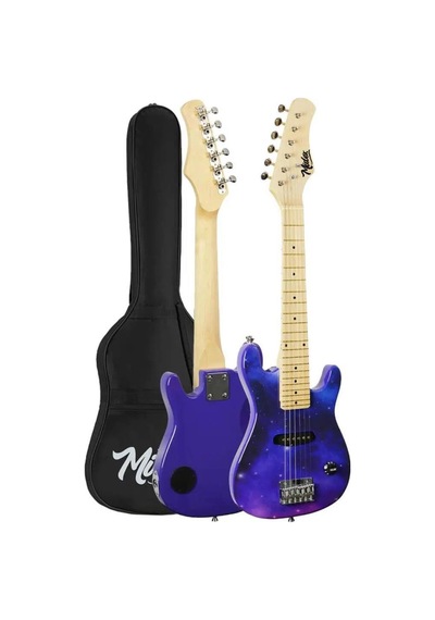 Midex Ceg-30pu 4-6 Yaş Çocuklar İçin Amfili Full 1/4 30 İnç Elektro Gitar Seti Mor