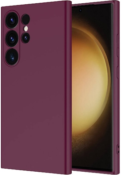 Kilifone - Samsung Uyumlu Galaxy S24 Ultra - Kılıf İçi Kadife Koruyucu Mara Lansman Kapak - Koyu Mor