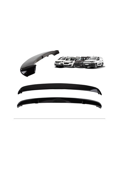 Autogp Citroen Berlingo Bagaj Üstü Spoiler Siyah Boyalı Plastik 2019+ Ldr-5722-44