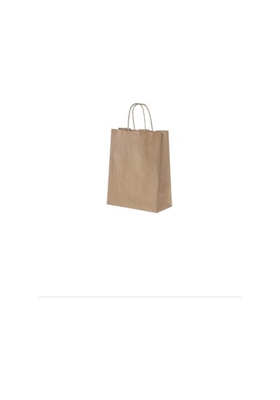 8 Adet Saplı Kraft Çanta 24 X 8 X 19 Cm Kağıt Poşet Çanta, Hediyelik Poşet