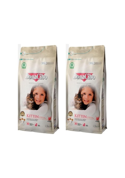Tr Kitten Tavuklu Ve Hamsili Yavru Kedi Maması 1,5 Kg X 2 Adet