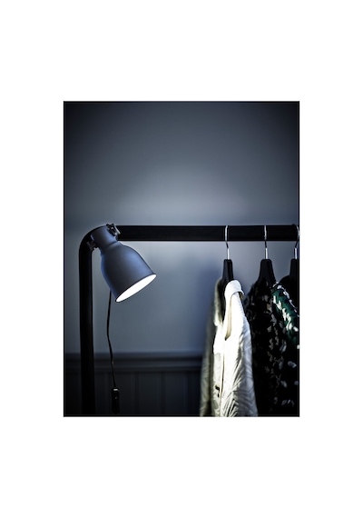 Ikea Bumerang Ahşap Elbise Askısı 8'li 43 X 1.4 Cm Siyah