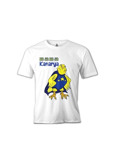 Baba Kanarya Beyaz Erkek Tshirt