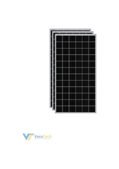 Veratech Güneş Enerjisi Bahçe Evi Solar Paketi 395w Güneş Paneli, 100ah Jel Akü, 3kva İnverter