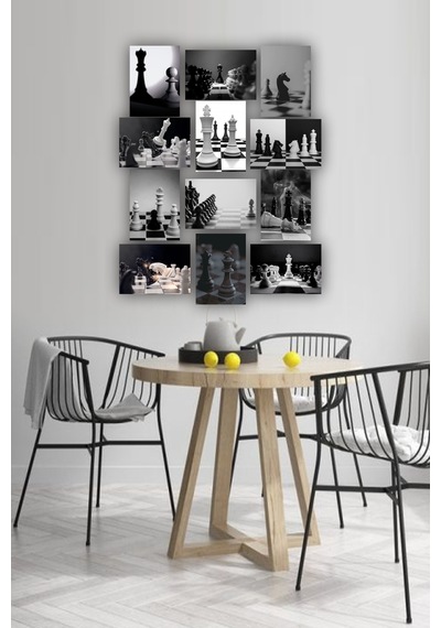 12 Parça Satranç Resimleri Çerçeve Görünümlü Mdf Tablo Duvar Süsü Hediyelik Satranç Çok Renkli - 670779051 Çok Renkli 12 Parça Satranç Resimleri Çerçeve Görünümlü Mdf Tablo Duvar Süsü Hediyelik Satranç Çok Renkli - 670779051 Çok Renkli