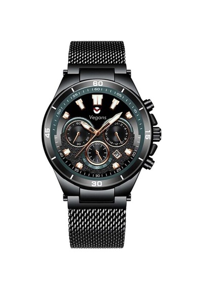 8203 Chronograph Takvimli Erkek Kol Saati Siyah - 74802571 Siyah