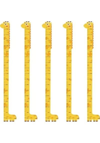 Sevimli Sarı Zürafa Temalı Boy Ölçüsü Sticker
