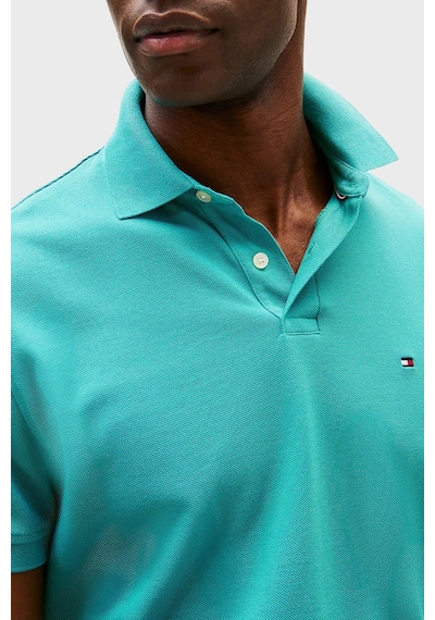 Tommy Hilfiger Erkek Polo Yaka T Shirt Mw0mw17770 M0c Yeşil Yeşil