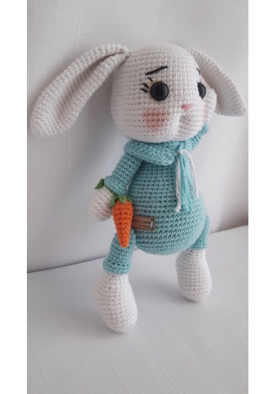 Amigurumi Mavi Tavşan