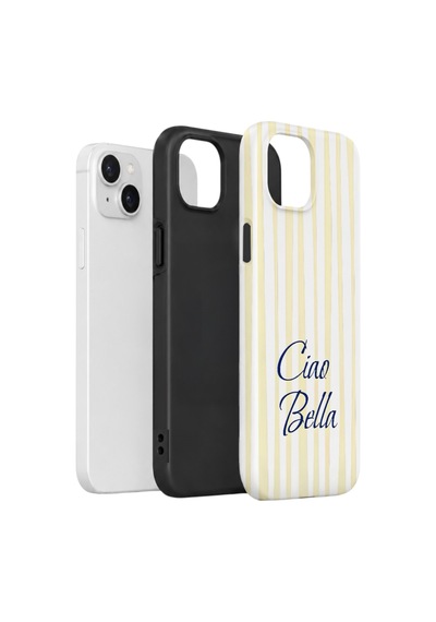 Apple iPhone Uyumlu 15 Vorian Çift Katmanlı Kılıf Ciao Bella Lemon