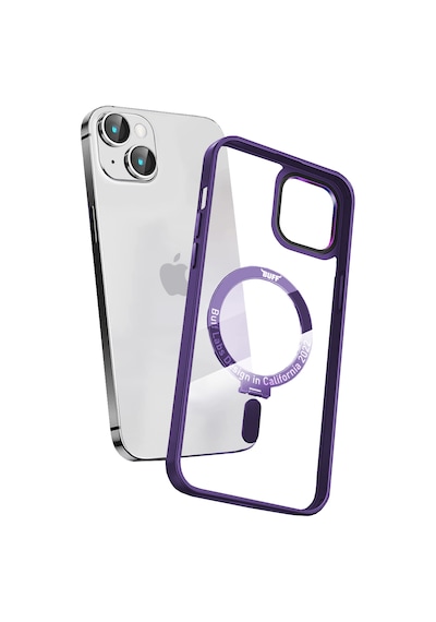 Apple Uyumlu iPhone Buff 13 Bumpermag Kılıf Purple