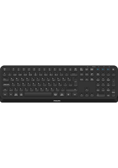 Philips SPT6407 Bluetooth Kablosuz Türkçe Q Klavye Mouse Seti Siyah