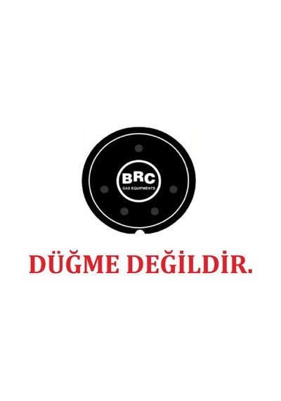 BRC LPG Düğme Etiketi (Düğme değildir)