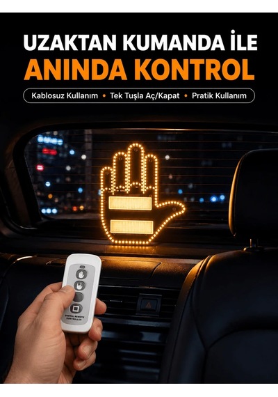 Lb Naylon Bantlı Kolay Montajlı Araç Jest Işığı