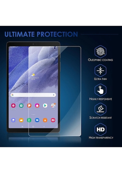 Samsung Galaxy Tab A9 8.7 Inç Nano Kırılmaz Ekran Koruyucu Şeffaf Cam Tam Uyumlu Sm-x110
