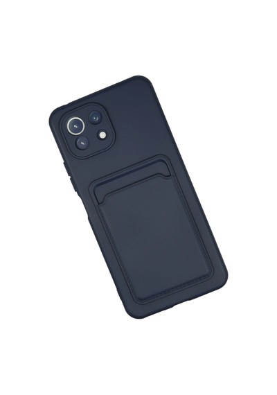 Uryport Xiaomi Mi 11 Kılıf Kelvin Kartvizitli Silikon - Lacivert
