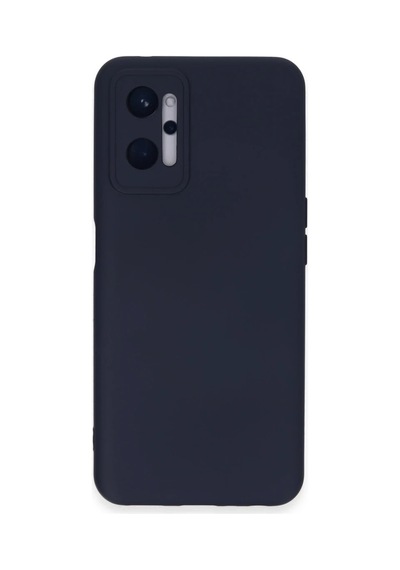 Realme 9i 4g Kılıf Nano İçi Kadife Silikon - Lacivert 0.2M-Çok Renkli