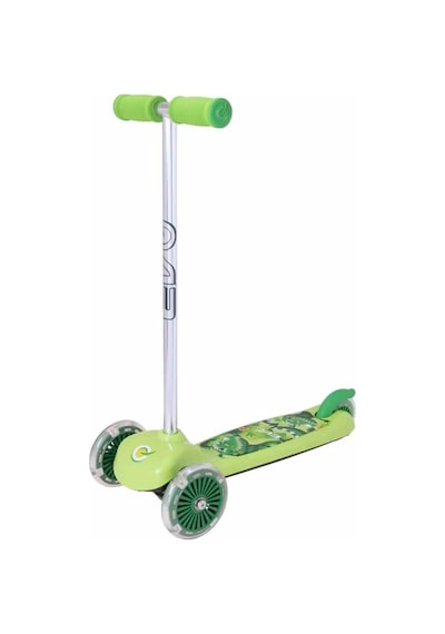 Evo Scooter 3tkr Dino Move N Groove Işık Yeşil