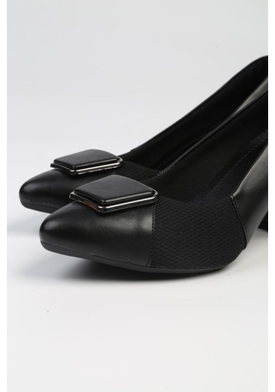 Pierre Cardin Pc-53099- 3592 Siyah Cilt-kadın Topuklu Ayakkabı 001