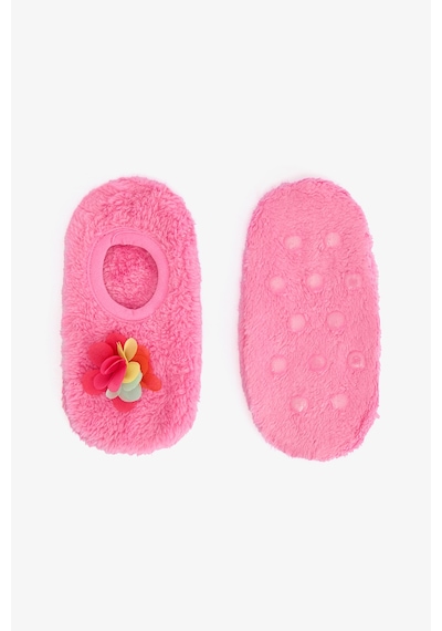 Penti Pembe Kız Çocuk Pretty Nakışlı Tokalı Kaymaz Tabanlı Ev Patiği