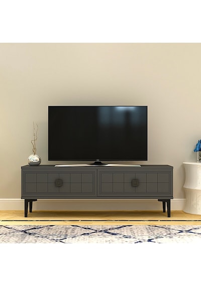 Tsa1201a - Yuka Tv Stand Antrasit 120cm Beyaz