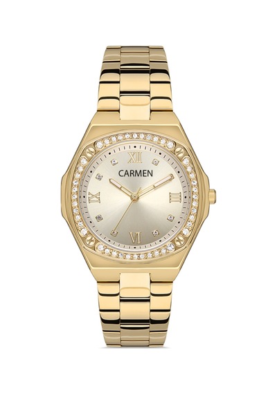 Carmen Cr.0123.14327m.03 Erkek Kol Saati Altın - Siyah