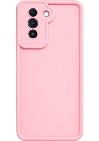 Huawei Nova 10 Uyumlu Kamera Çıkıntılı Mat Silikon Telefon Kılıfı Pembe