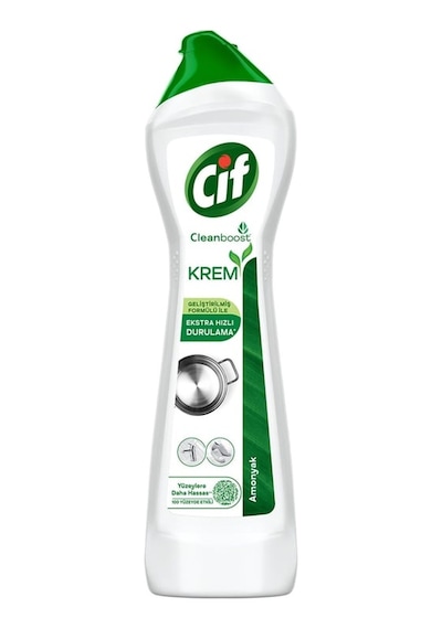 Cif Krem Amonyaklı Yüzey Temizleyici 500 Ml 12'li Paket 12'li Set