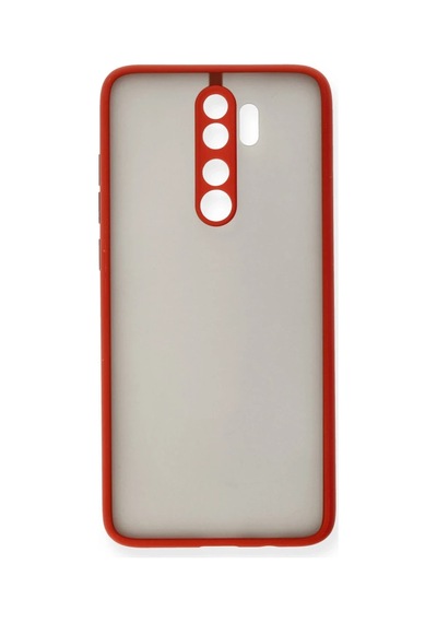 Xiaomi Redmi Note 8 Pro Kılıf Montreal Silikon Kapak - Kırmızı Kirmizi