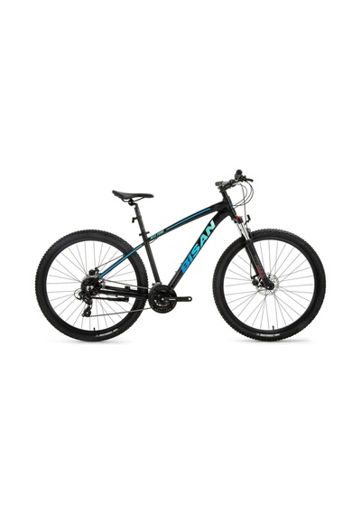 Bisan Mtx 7200 Erkek Dağ Bisikleti 39.5cm Md 26 Jant 24 Vites Mat Siyah Mavi Çok Renkli